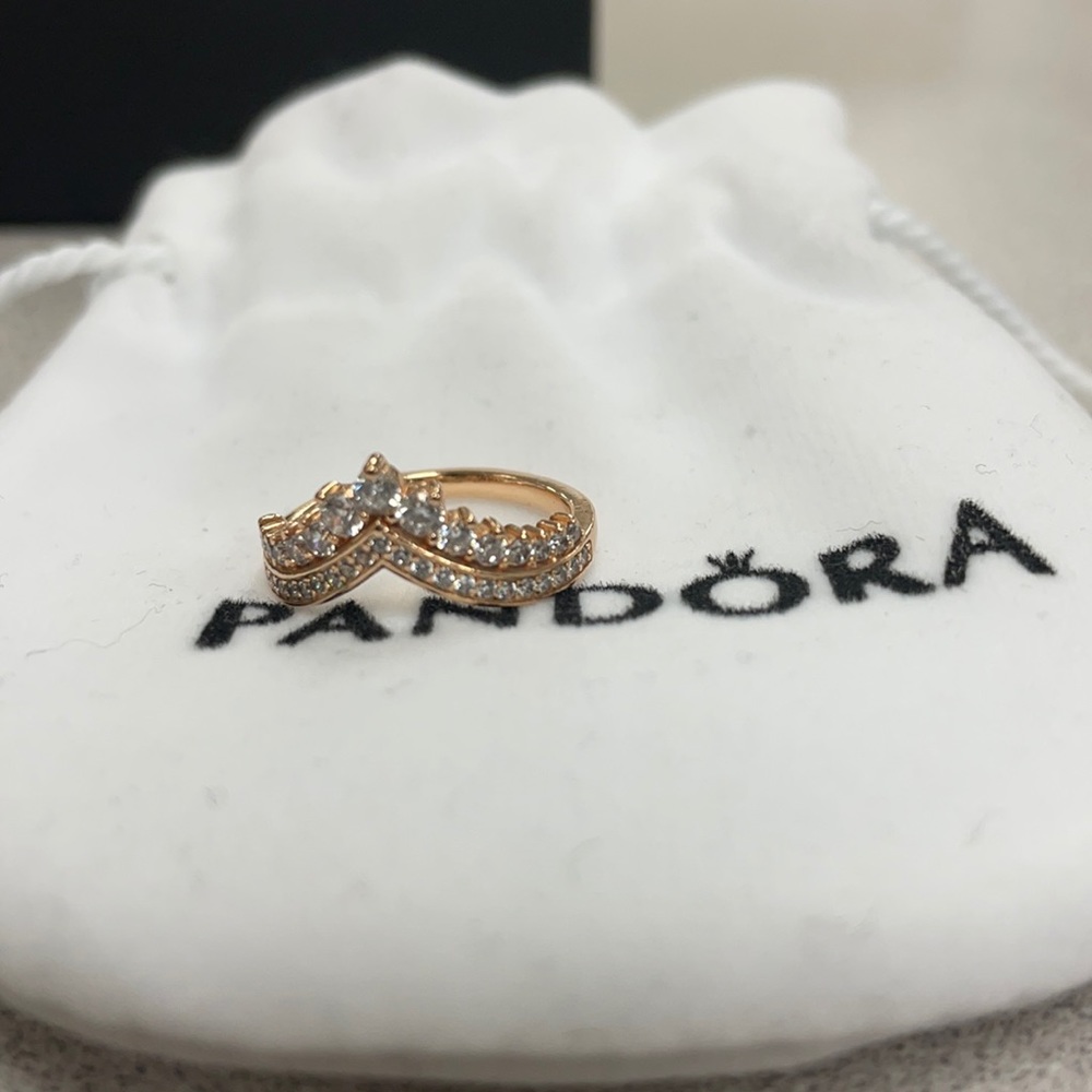 Pandora wish bone ring